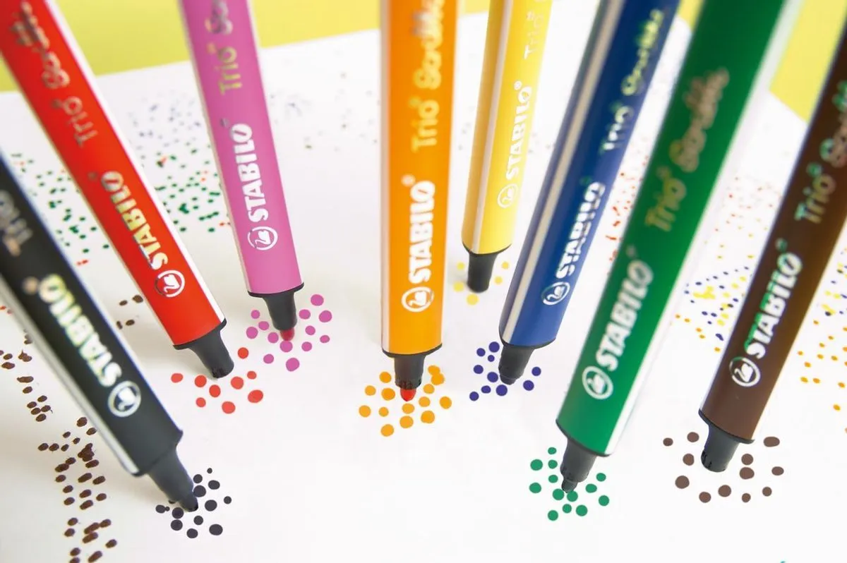 STABILO Trio Scribbi Viltstiften - 14 Kleuren - afbeelding 6 van 6