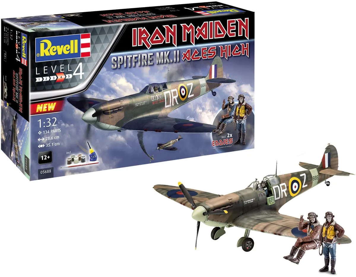 Revell 05688 Spitfire Mk.II -s High Iron Maiden Modelbouwpakket
