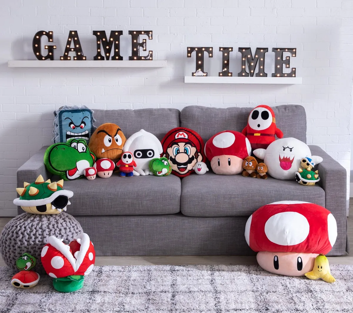 Tomy Mario Kart Mega Red Shell Knuffel - Multi