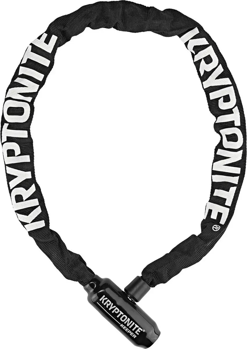 Kryptonite Keeper 585 Kettingslot 85cm - Staal - Zwart