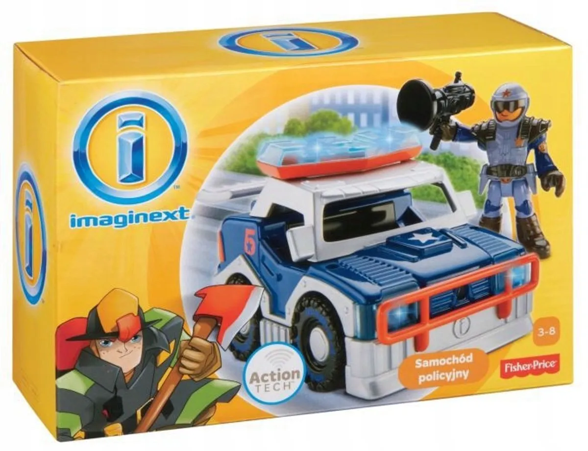 Fisher Price Imaginext Stadsvoertuigen Politie/Wegenwacht
