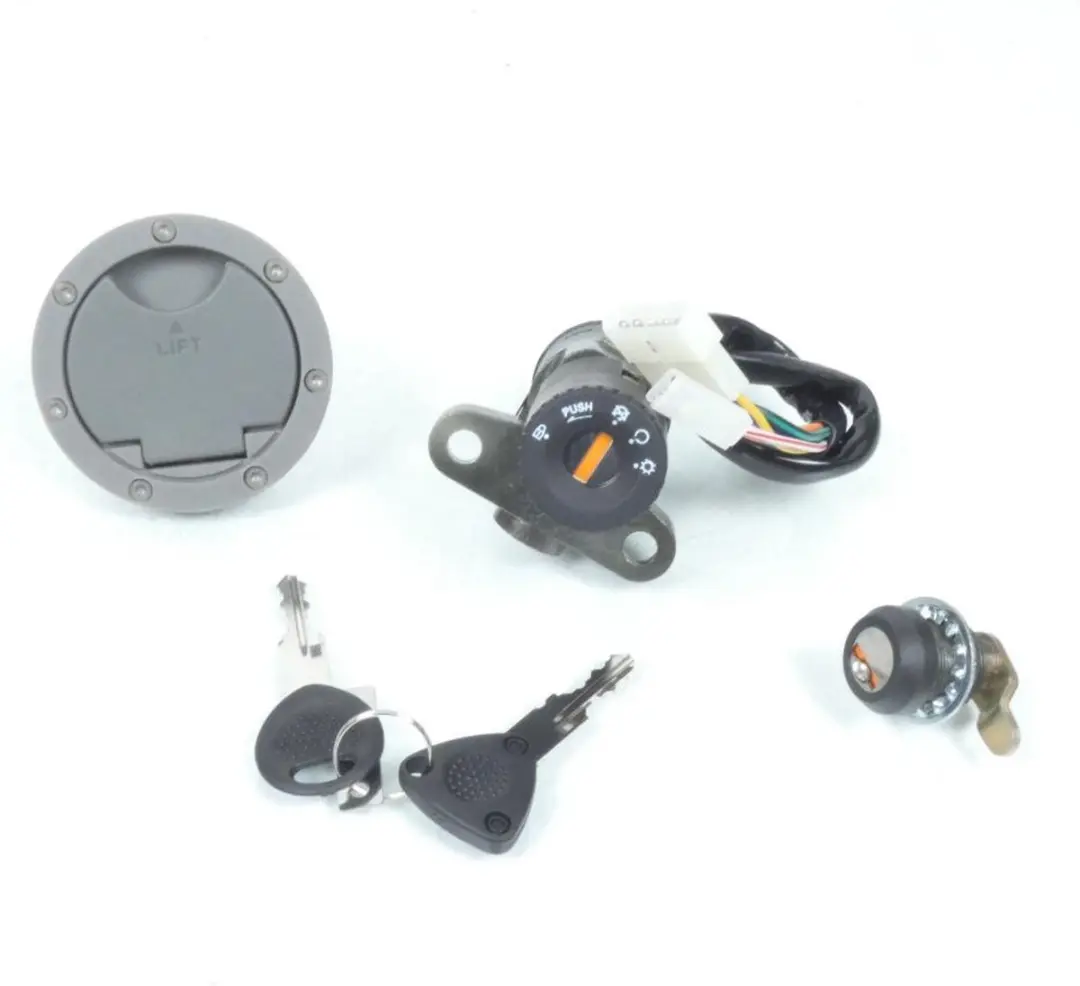 Kit serrure Tecnium pour moto Rieju 50 RS1 1995 à 2005 5 fils Neuf