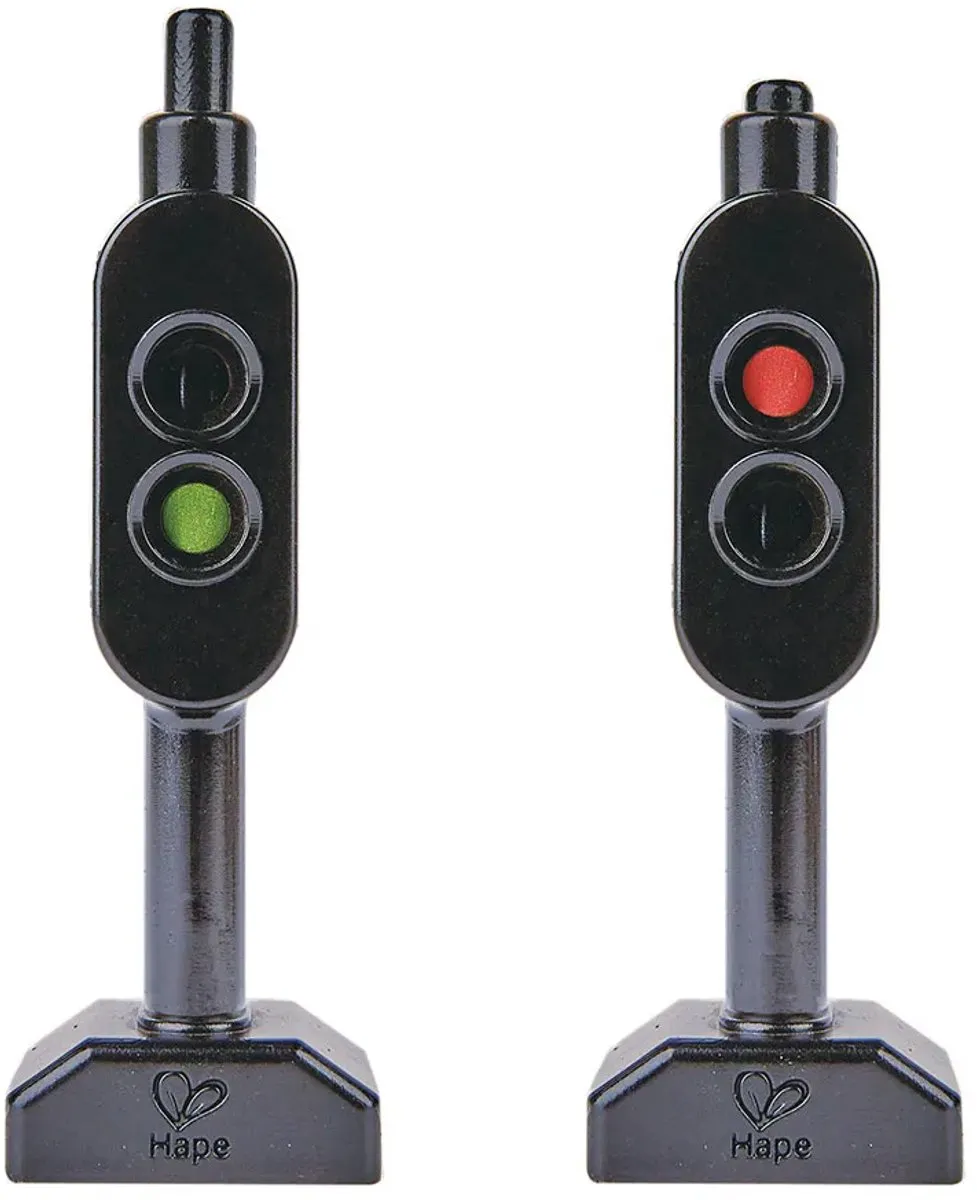 Hape Drukke Stad Treinset E3730 - 51 Onderdelen - Veelkleurig