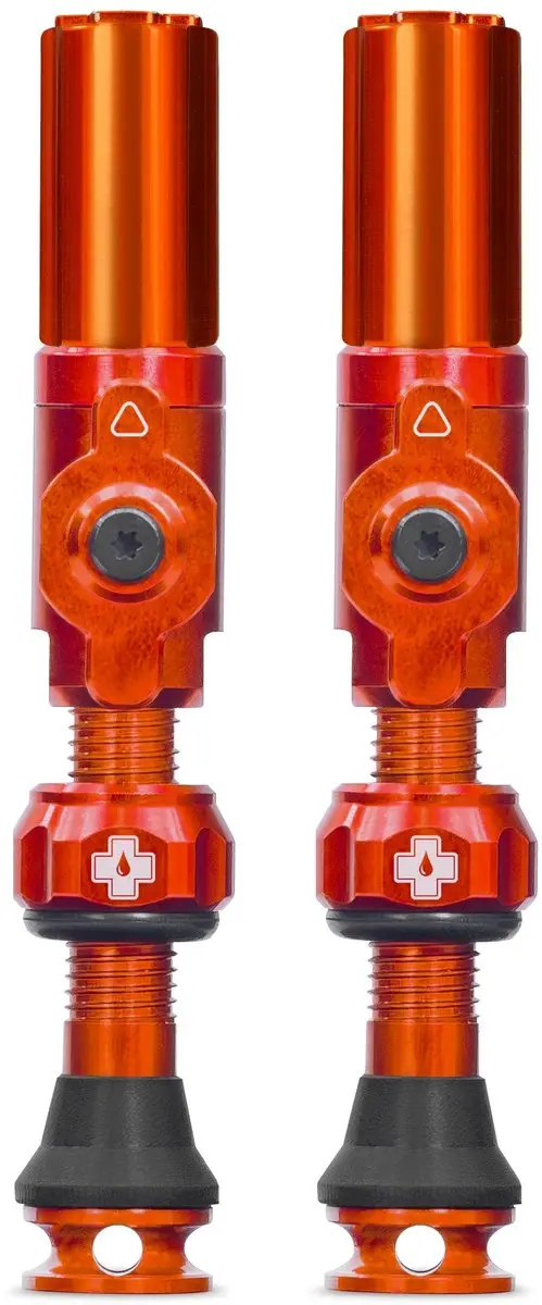 Muc-Off Big Bore Hybrid Tubeless Kleppen 35mm - Oranje - afbeelding 3 van 4
