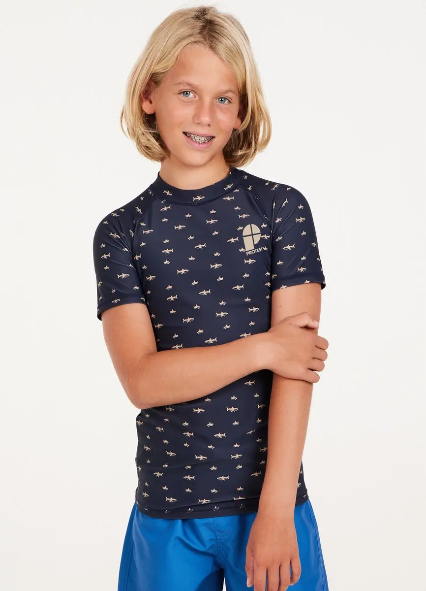 Protest Prtbreak Jr UV Shirt Jongens 164 - Nightsky Navy