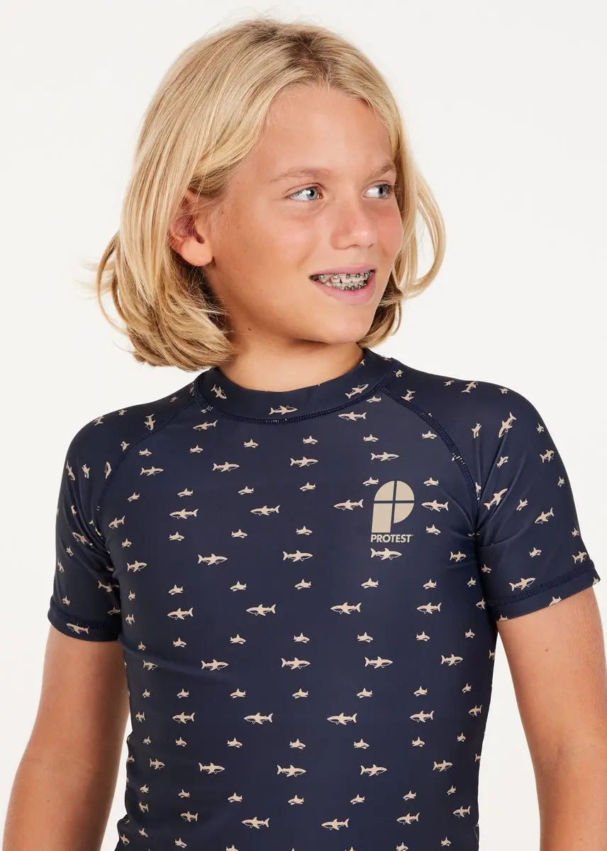 Protest Prtbreak Jr UV Shirt Jongens 164 - Nightsky Navy