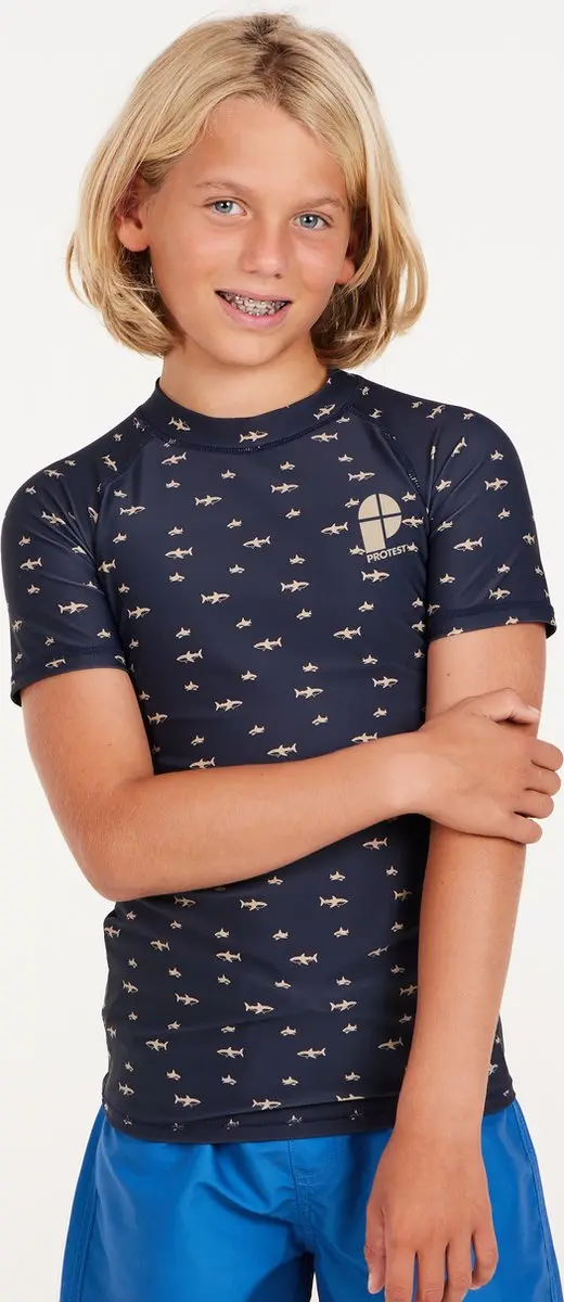 Protest Prtbreak Jr UV Shirt Jongens 164 - Nightsky Navy