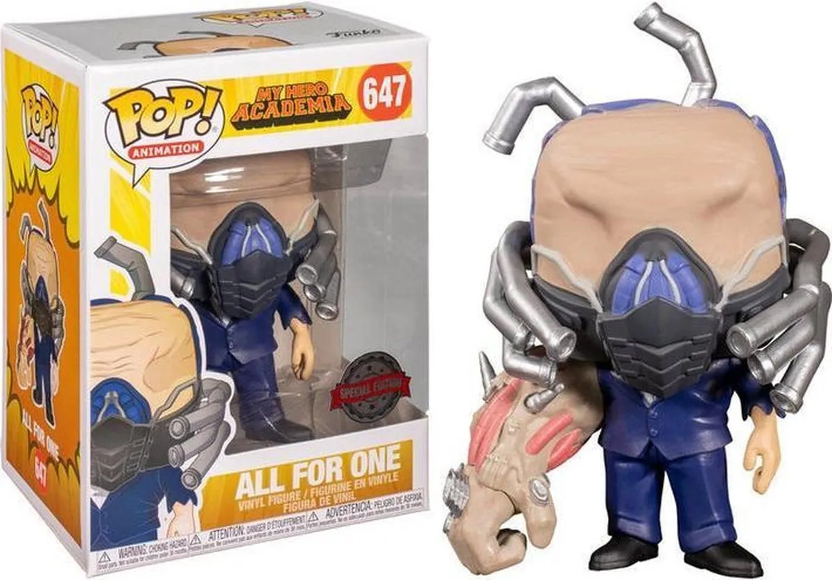 Funko Pop! My Hero Academia ALL FOR ONE 647 Special Edition - Divers