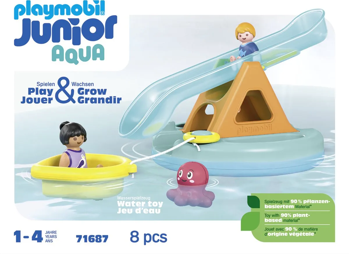 Playmobil Junior Aqua Zwemeiland 71687 - Multicolor - afbeelding 6 van 6