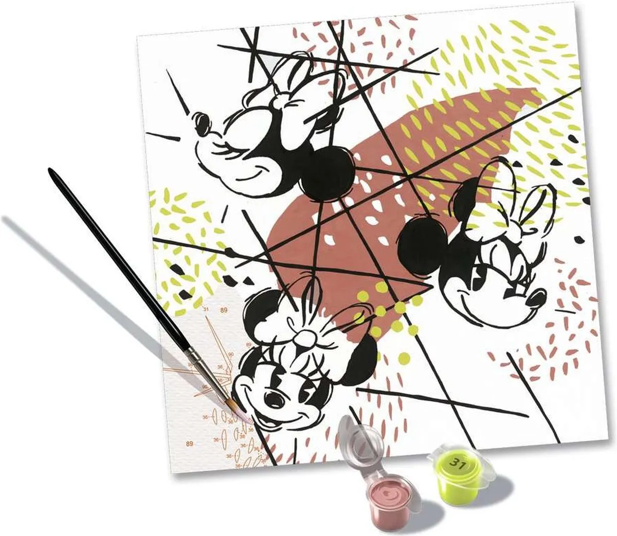 Ravensburger Minnie Mouse 2 D100 Schilderen op nummer - Multicolor