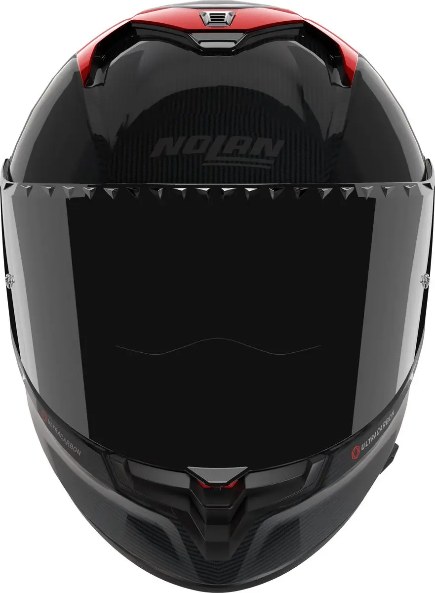 Nolan X-904 Ultra Carbon Emblema Helm - S - Zwart/Rood - afbeelding 3 van 6