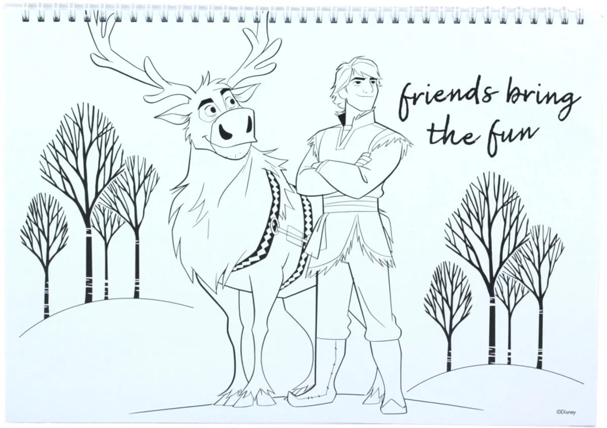 Disney Frozen Hart Spiraalschetsboek - 40 Pagina's Multi - afbeelding 6 van 6