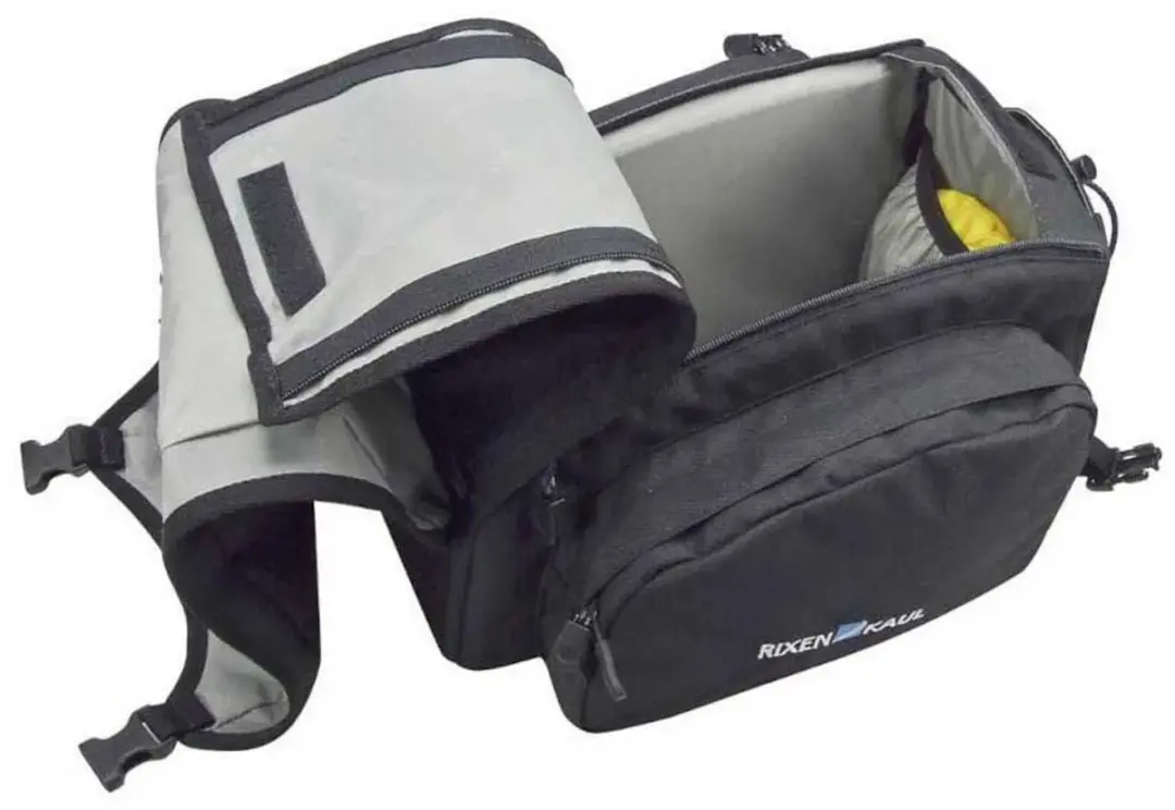 KlickFix Rackpack 1 Draagbare Fietstas - 10L - Zwart - afbeelding 4 van 6