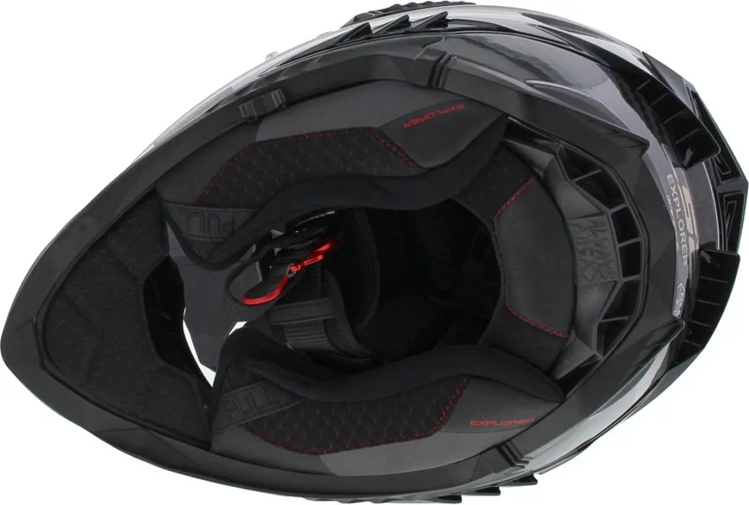 LS2 MX701 Explorer C Allroad Motorhelm - S - Zwart