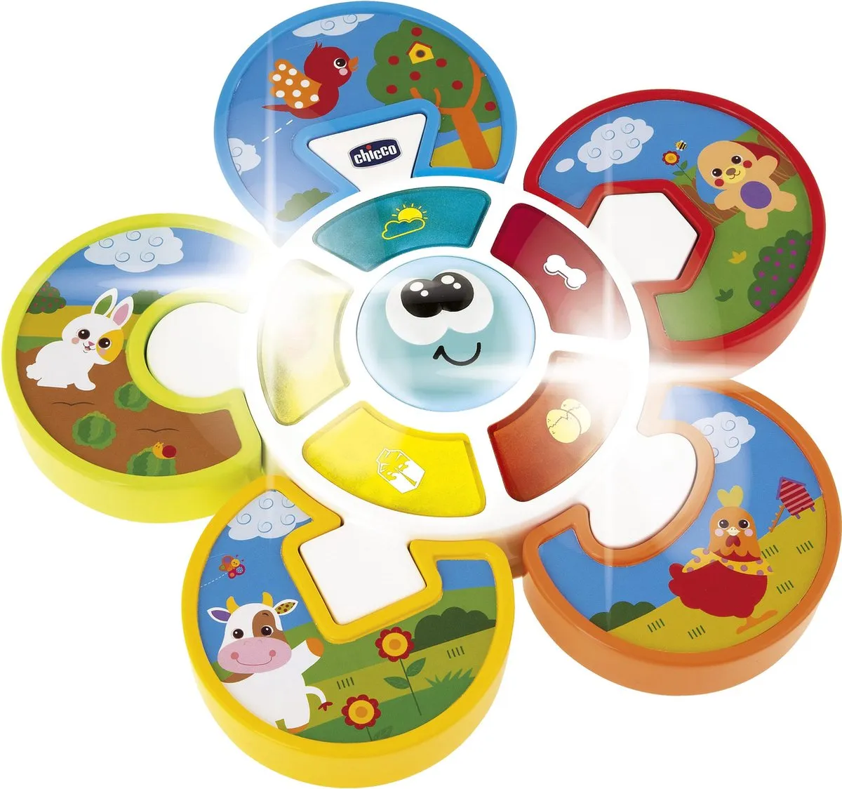 Chicco Guess the Animal Puzzel - 6 Stukjes - Multicolor - afbeelding 2 van 6
