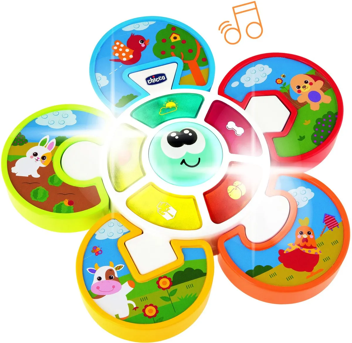 Chicco Guess the Animal Puzzel - 6 Stukjes - Multicolor - afbeelding 6 van 6