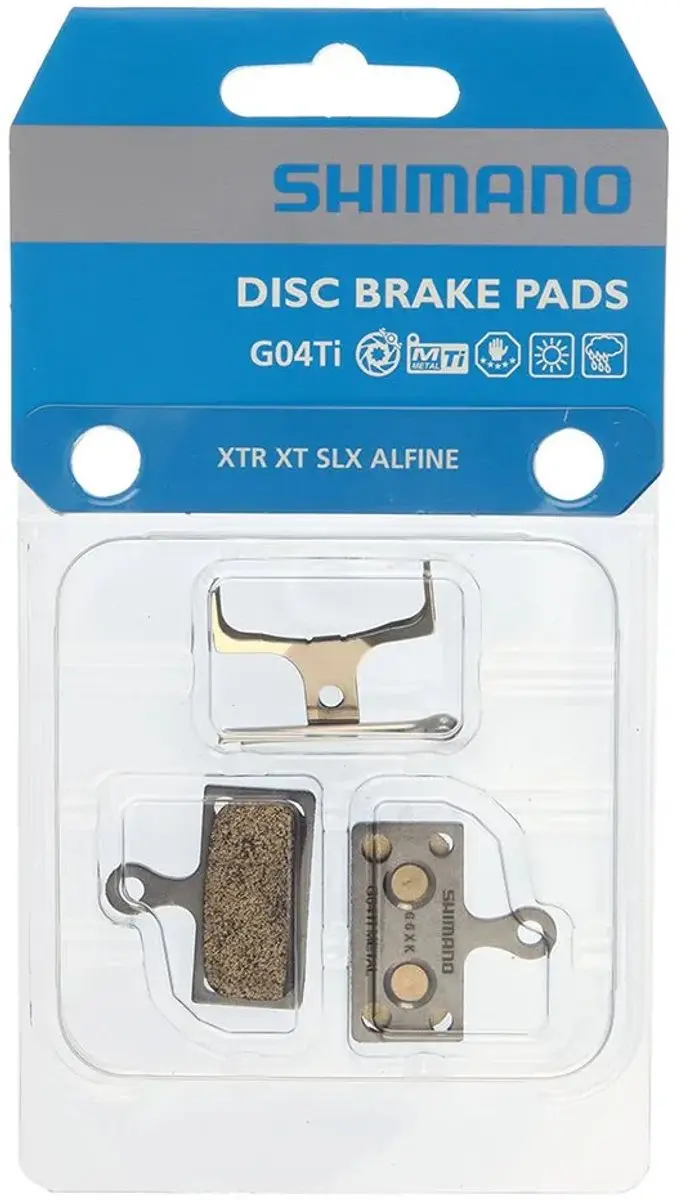 Shimano G04Ti-MX Remblokken XTR - Zwart - afbeelding 2 van 5