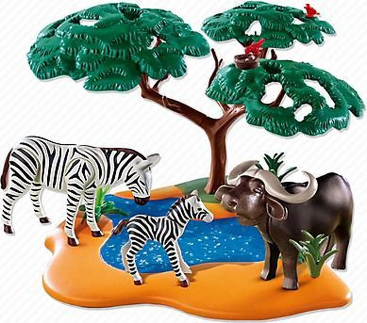 Playmobil Afrikaanse Buffel met Zebra 4828