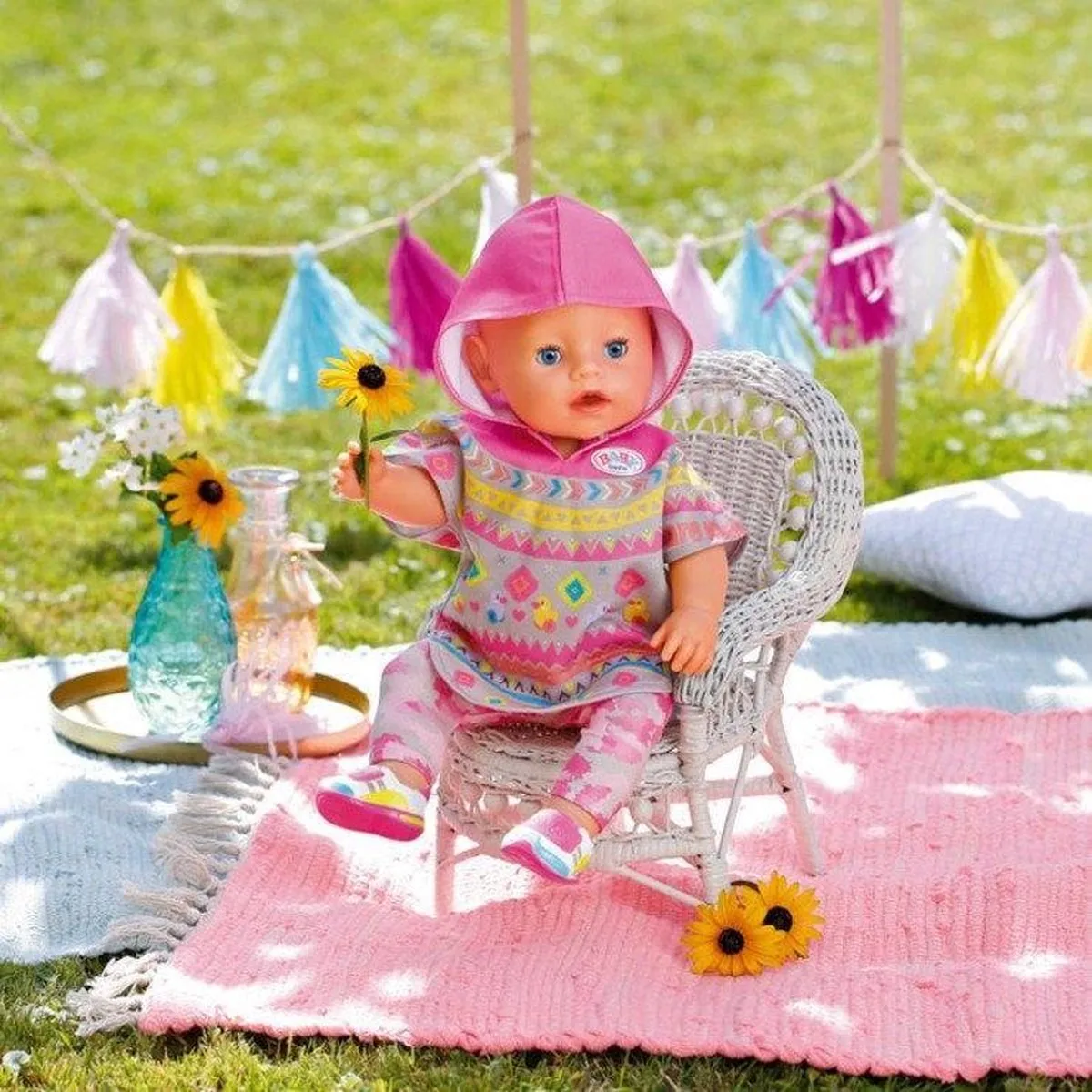 Baby Born Deluxe Poncho 43cm - Multicolor