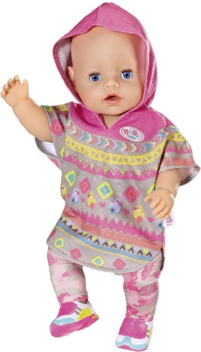 Baby Born Deluxe Poncho 43cm - Multicolor - afbeelding 6 van 6
