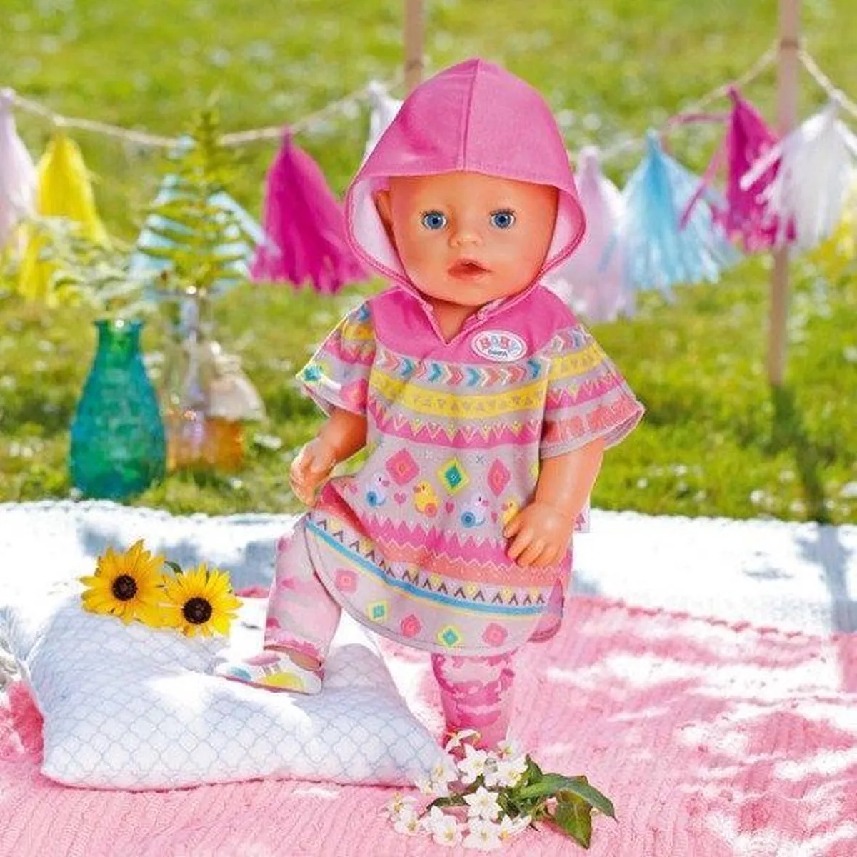 Baby Born Deluxe Poncho 43cm - Multicolor