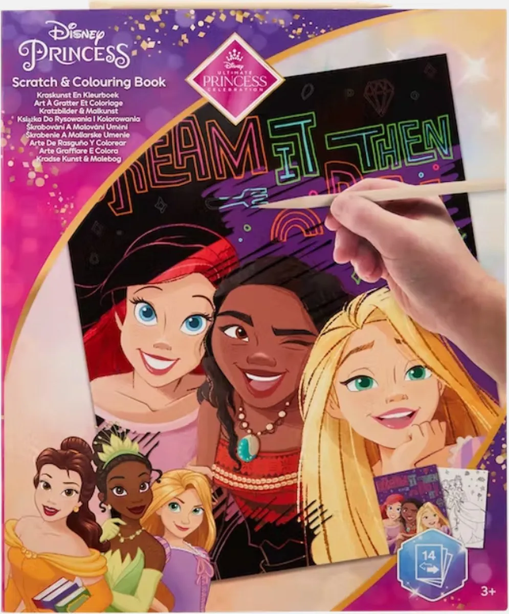 Disney Princess Tover Krasblok 14 Pagina's