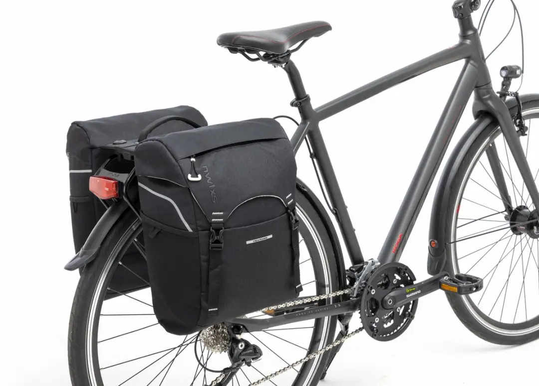 New Looxs Sports Double Fietstas 32L - Zwart - afbeelding 5 van 6