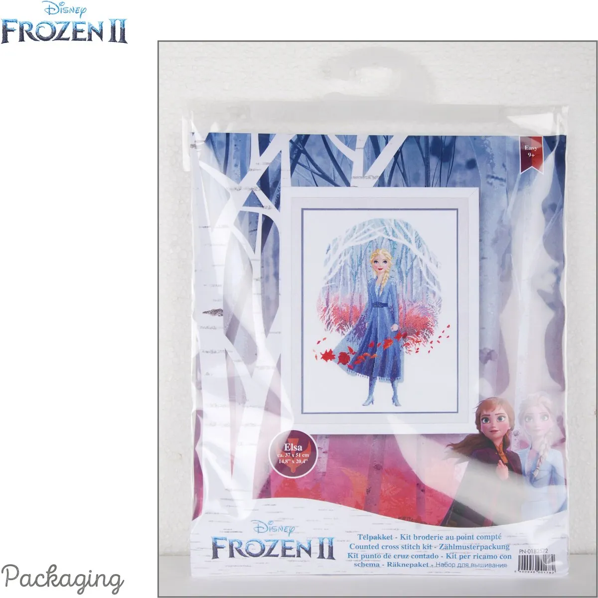 Disney Frozen 2 Elsa Borduurpakket PN-0182572 - Wit