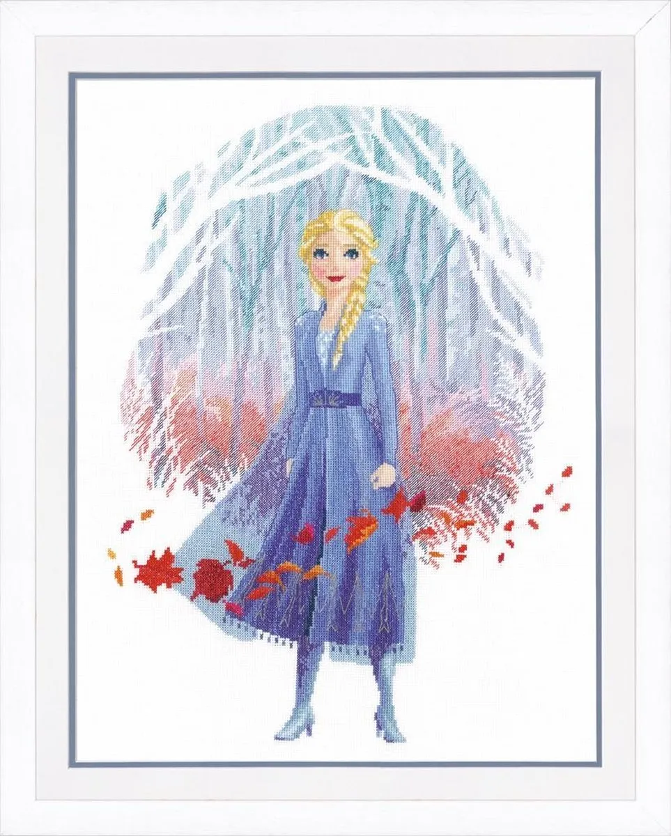 Disney Frozen 2 Elsa Borduurpakket PN-0182572 - Wit - afbeelding 6 van 6
