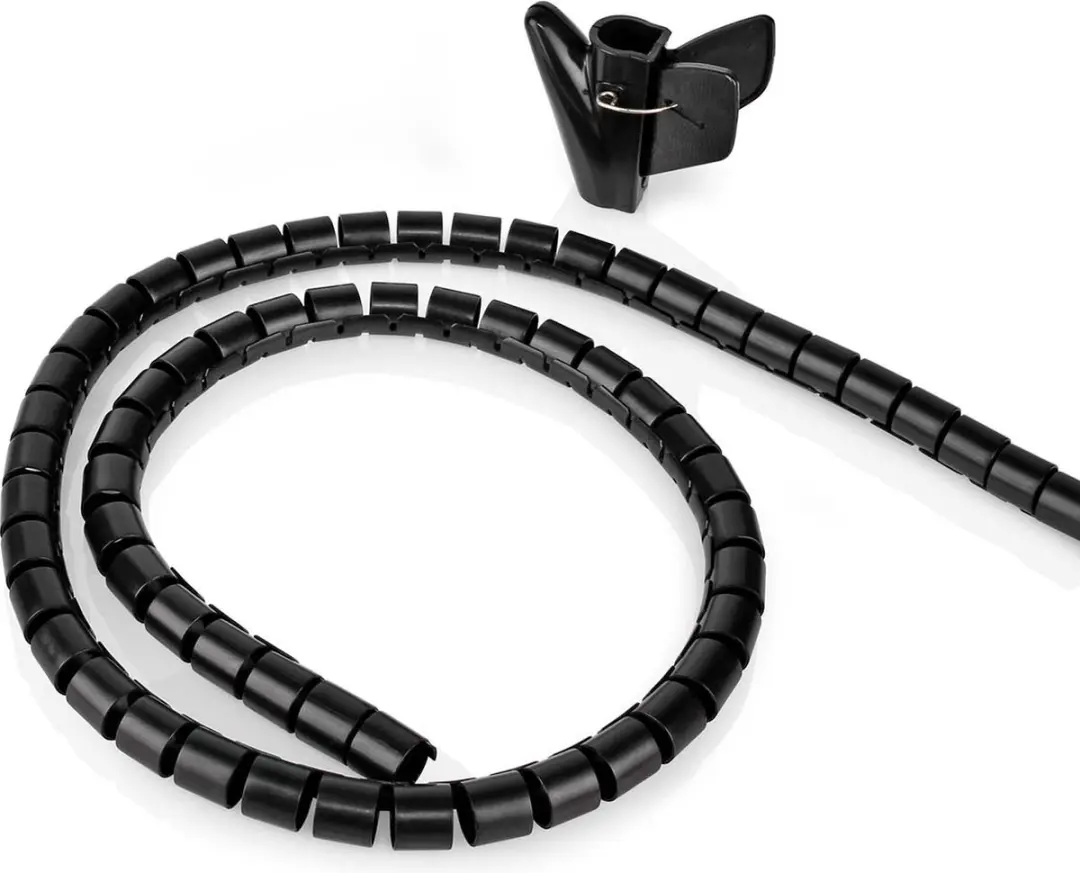 Nedis Spiraalvormige Kabelmanagement Sleeve 16mm - Zwart