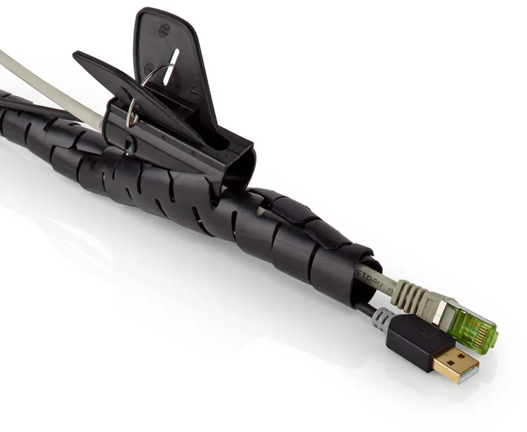 Nedis Spiraalvormige Kabelmanagement Sleeve 16mm - Zwart