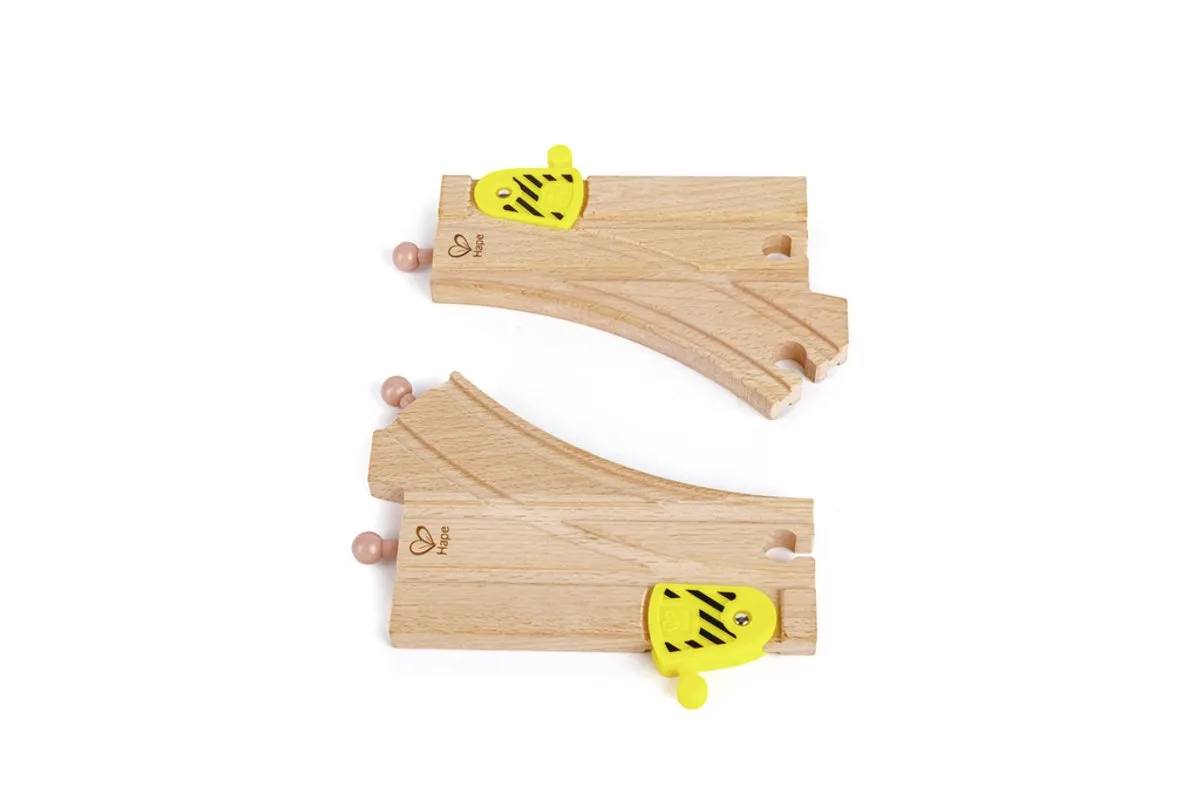 Hape Houten Treinbaan Wissel 2 Stuks - E3781