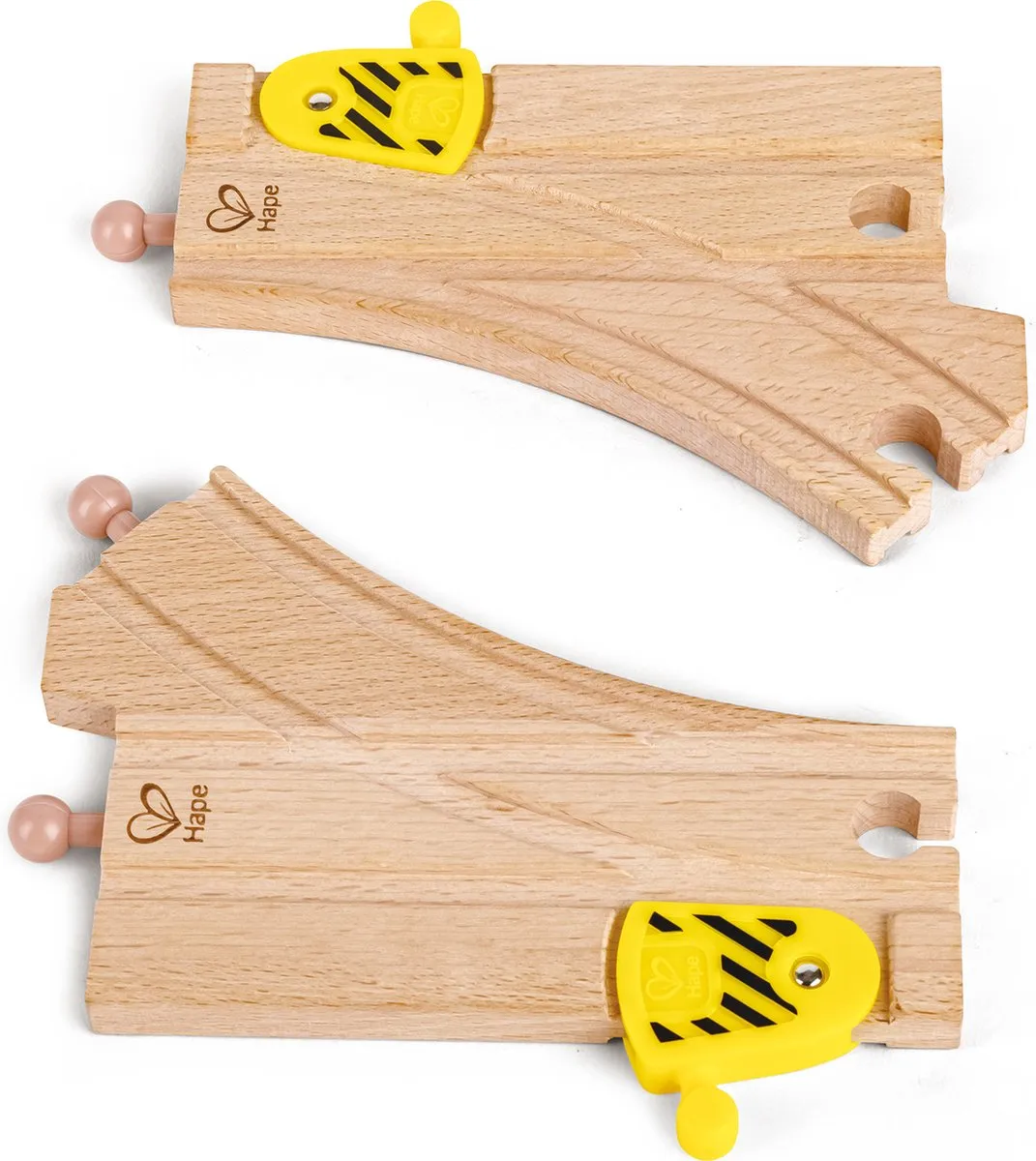 Hape Houten Treinbaan Wissel 2 Stuks