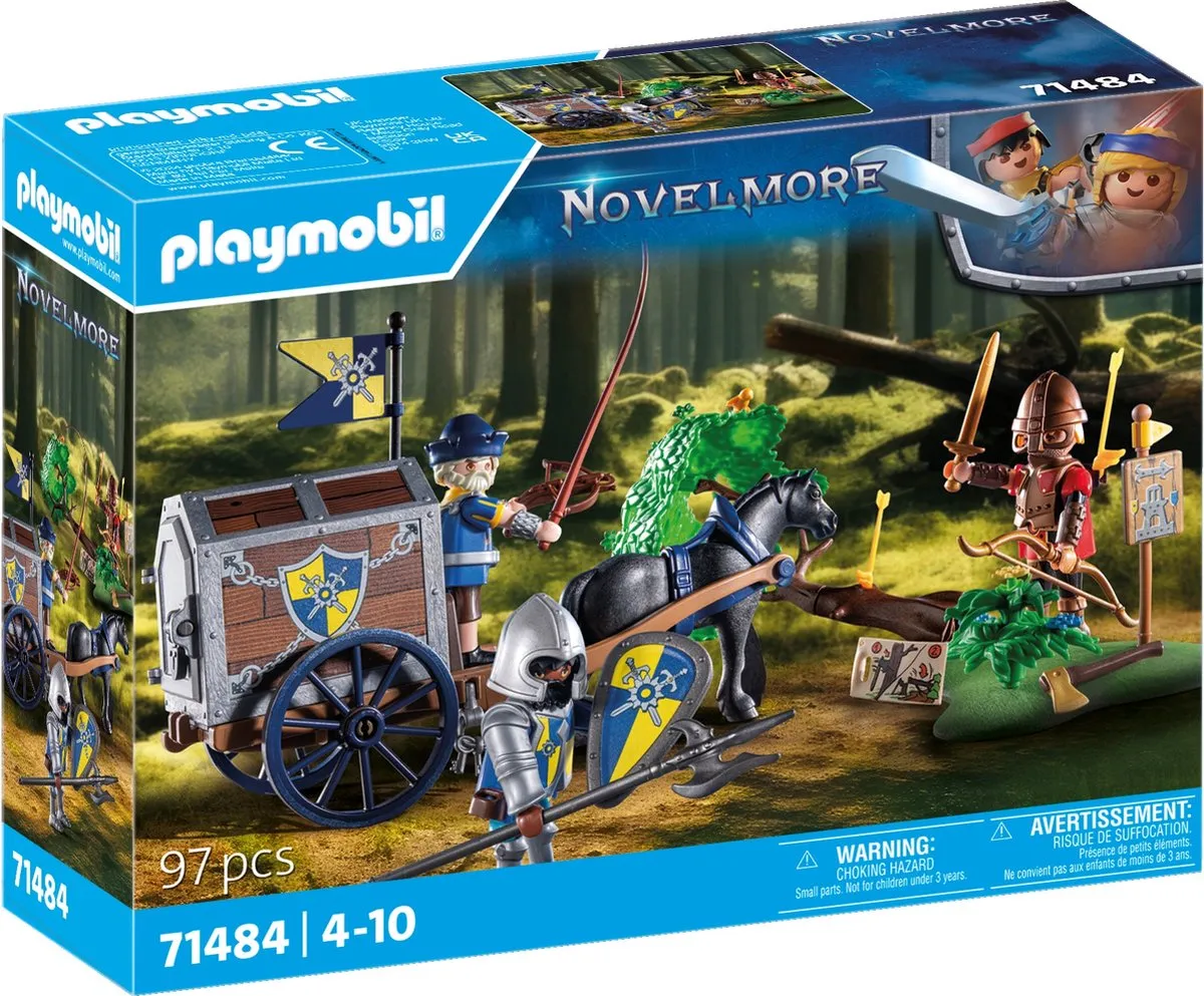 Playmobil Novelmore Overval op Transportwagen 71484