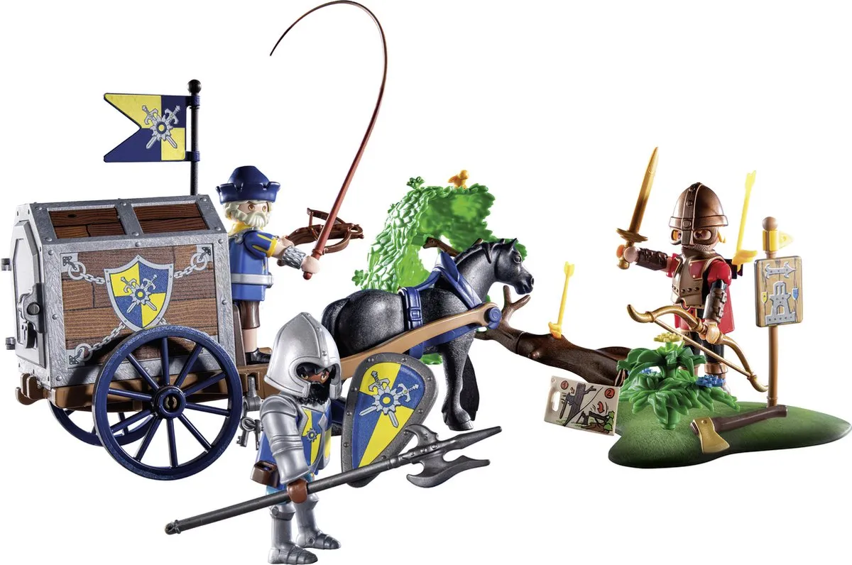 Playmobil Novelmore Overval op Transportwagen 71484 - Multicolor