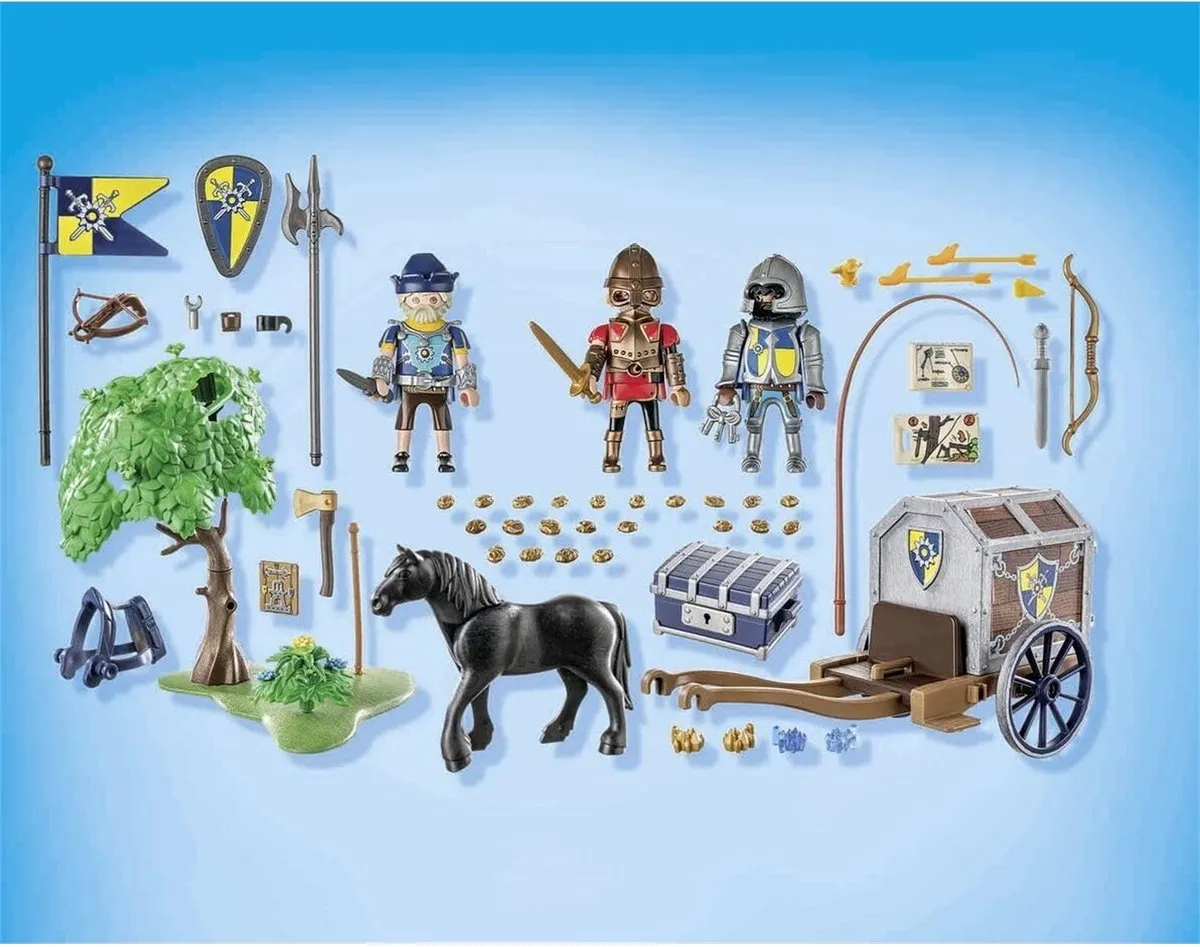 Playmobil Novelmore Overval op Transportwagen 71484 - Multicolor