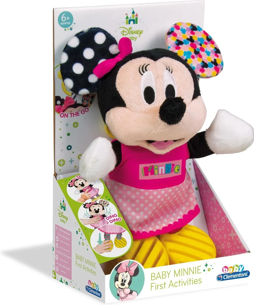 Clementoni Minnie Mouse Sensorisch Speelgoed - Interactieve Knuffel