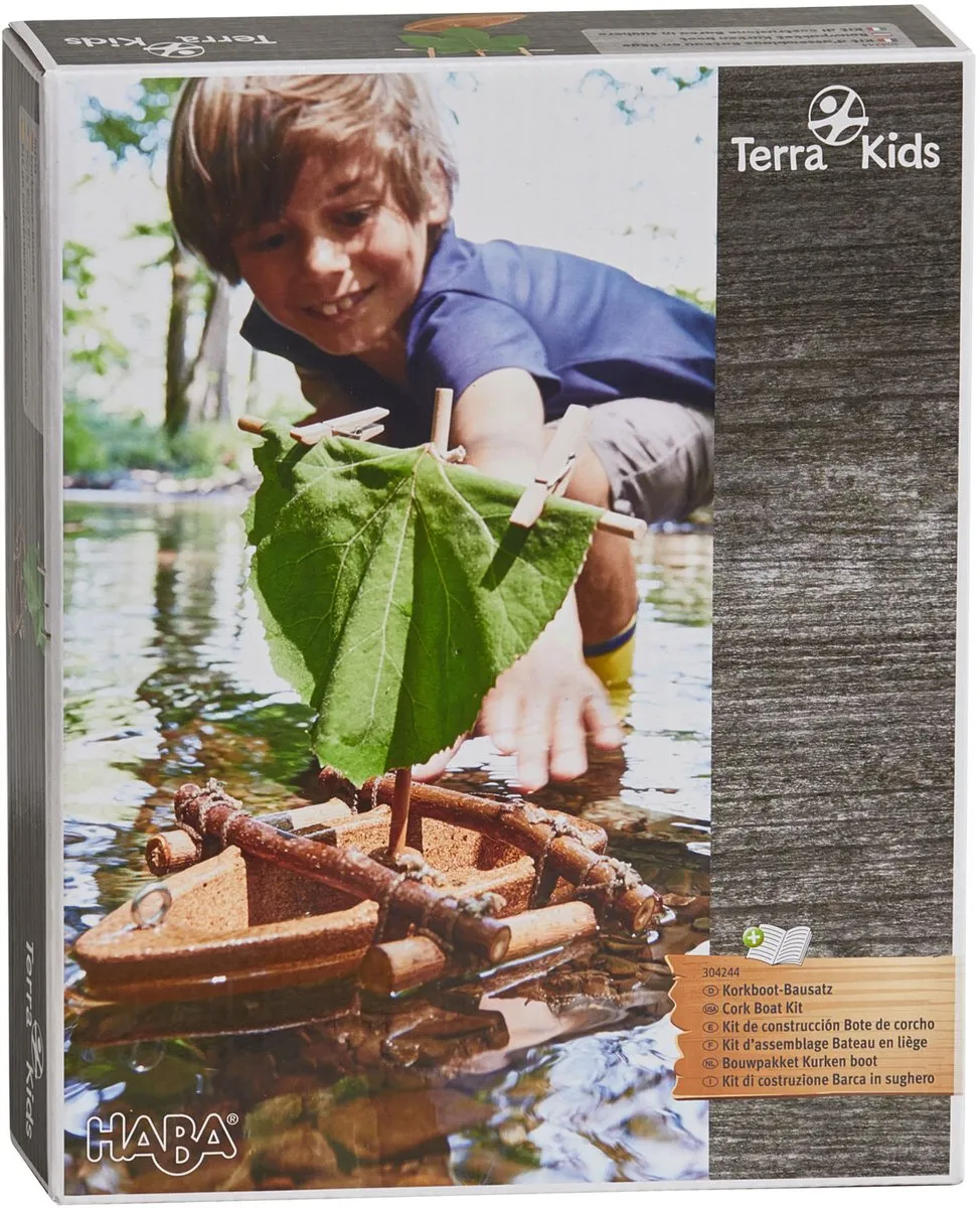 Haba Terra Kids Bouwpakket Kurken Boot - afbeelding 2 van 6