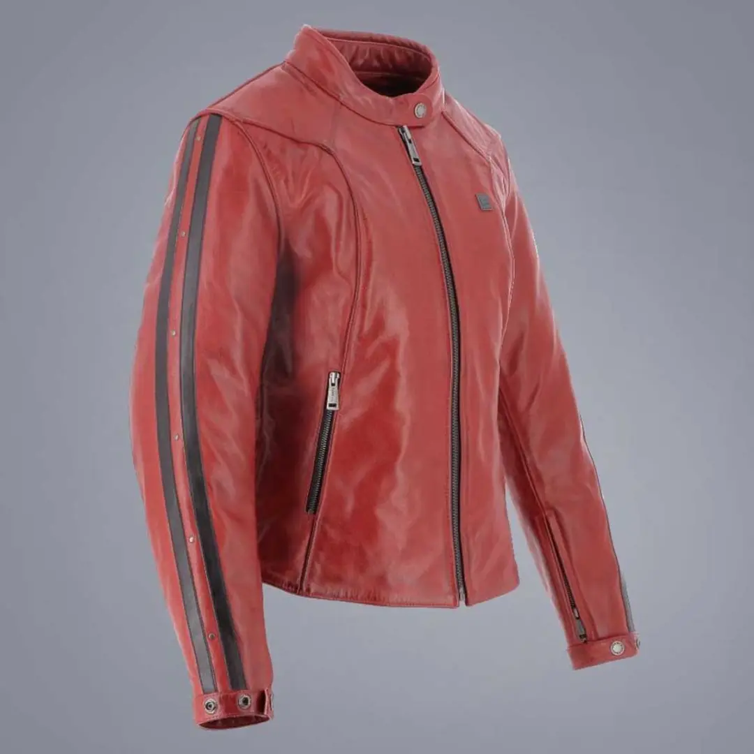 Helstons Victoria Leren Jas - Rood