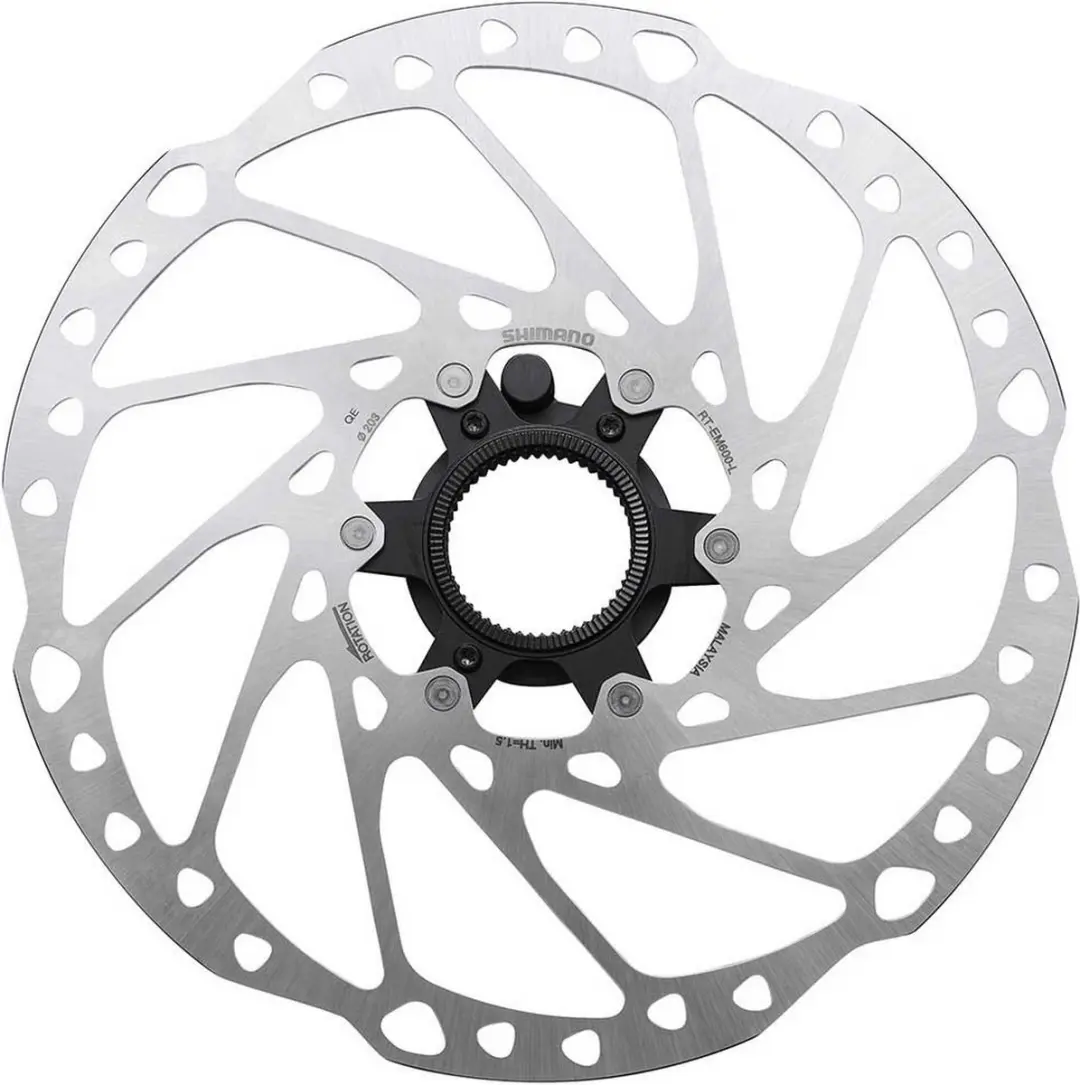 Shimano Remschijf RT-EM600 160mm Center-Lock RVS - Zilver - afbeelding 2 van 3