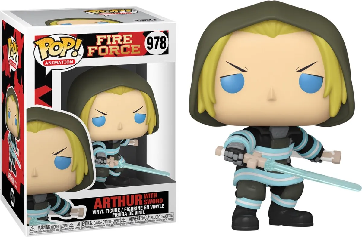 Funko POP! Fire Force Arthur With Sword - 56156 - Multicolor