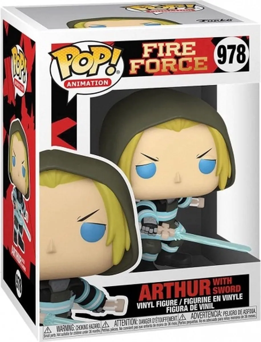 Funko POP! Fire Force Arthur With Sword - 56156 - Multicolor