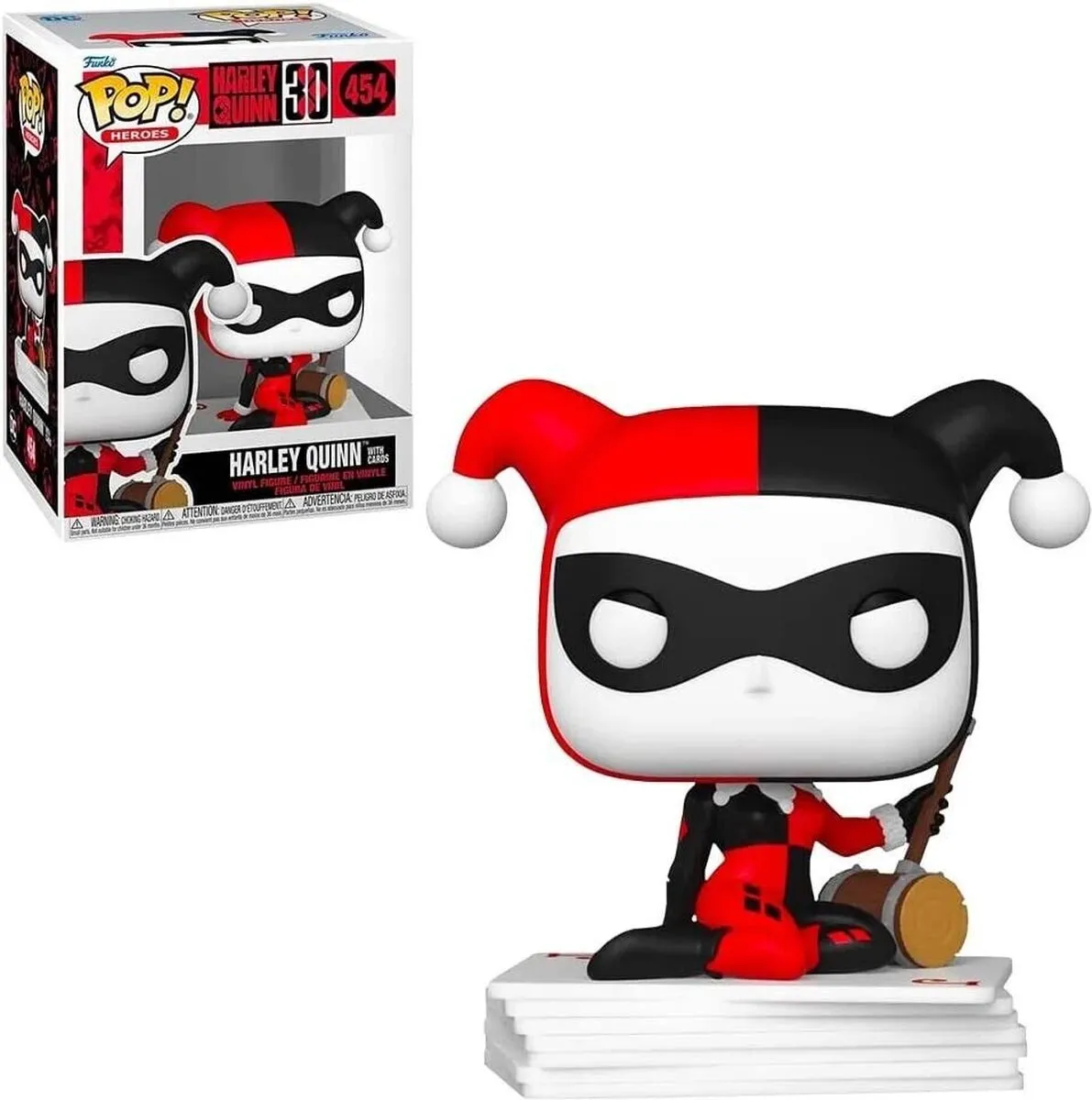 Funko Pop! Harley Quinn #454 Harley Quinn with Cards - Mutli