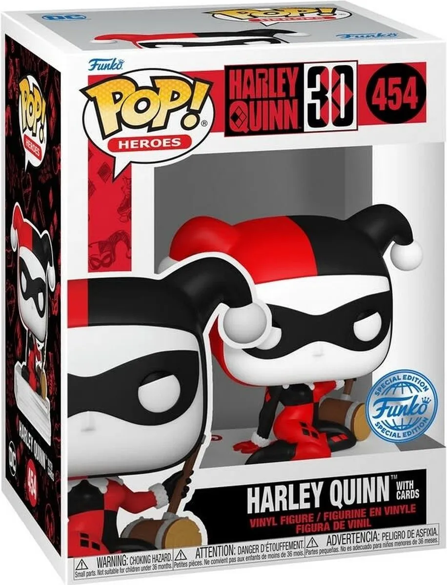 Funko Pop! Harley Quinn #454 Harley Quinn with Cards - Mutli