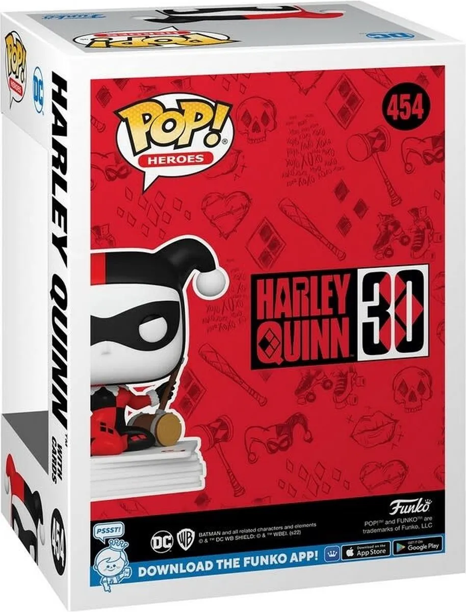 Funko Pop! Harley Quinn #454 Harley Quinn with Cards - Mutli