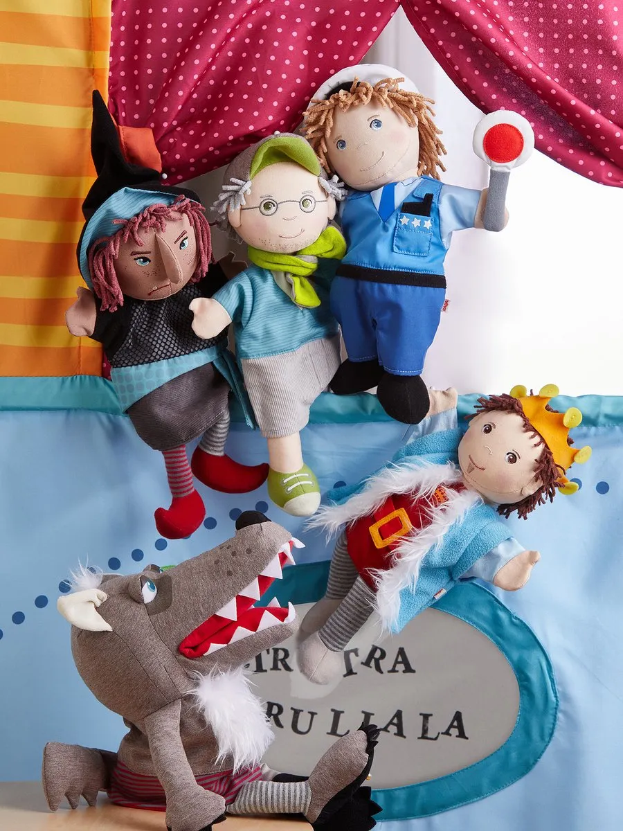 Haba Handpop Wolf Grisbert 306772 - Meerdere kleuren