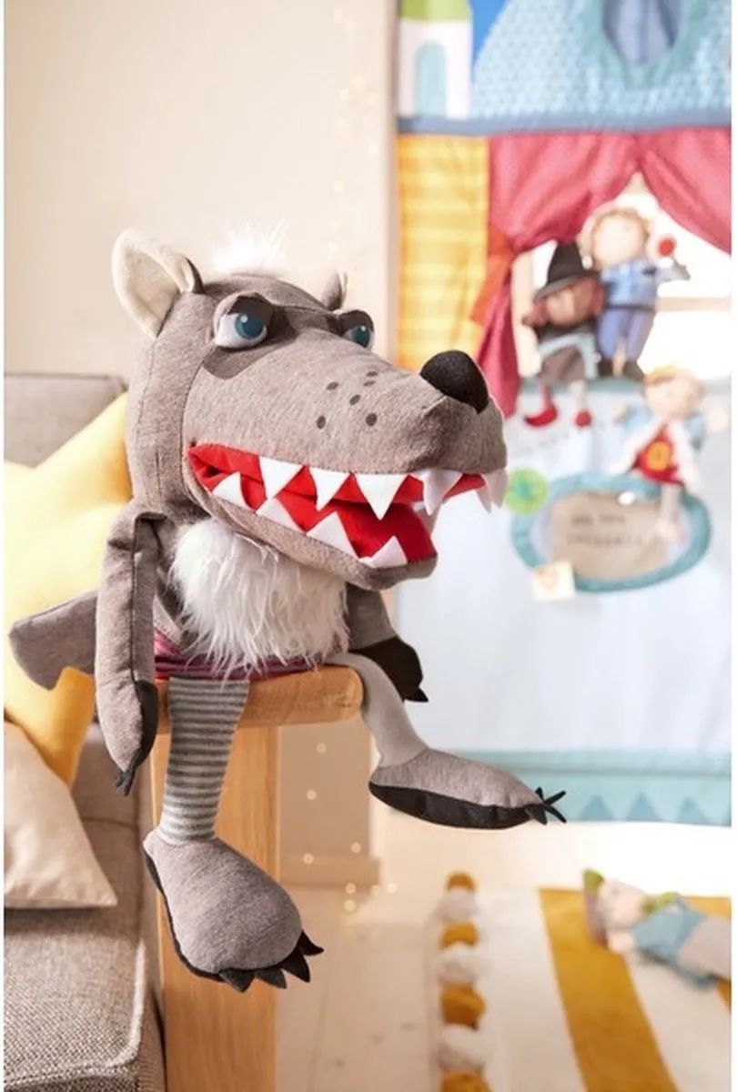 Haba Handpop Wolf Grisbert 306772 - Meerdere kleuren
