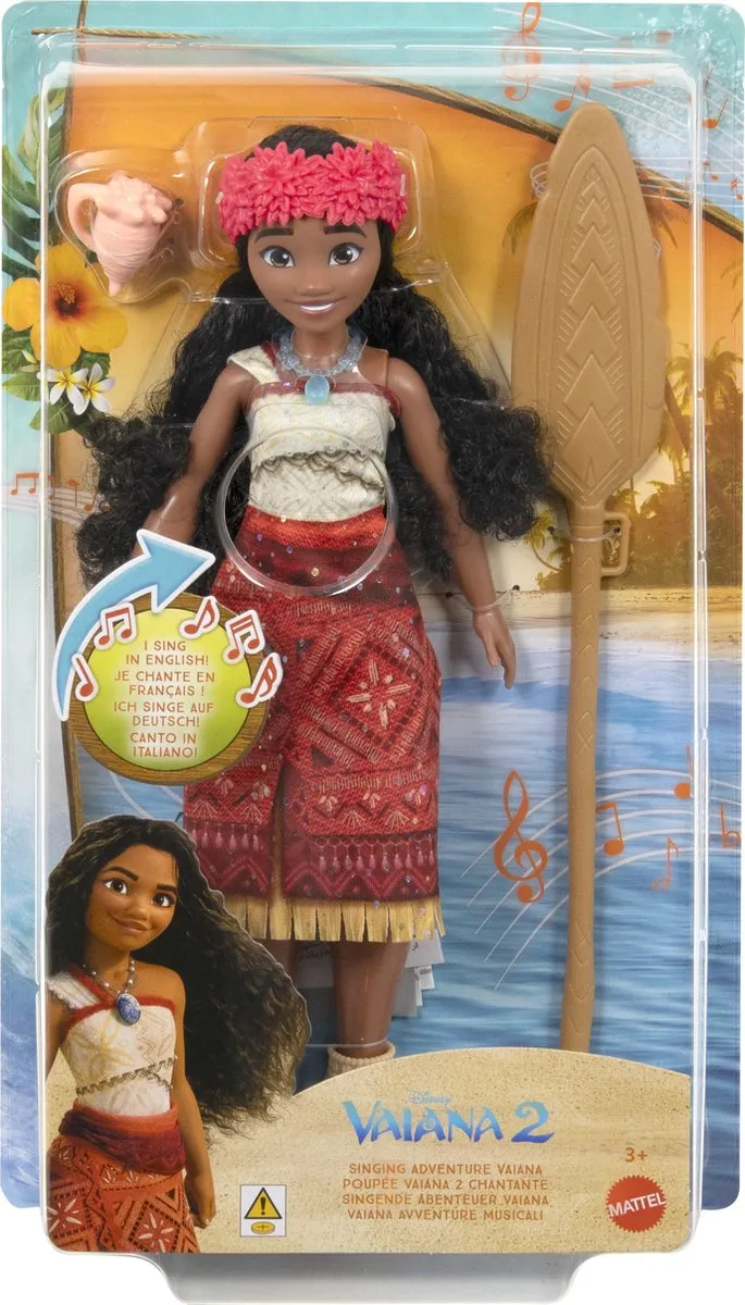 Disney Princess Vaiana Zingende Pop - Multi