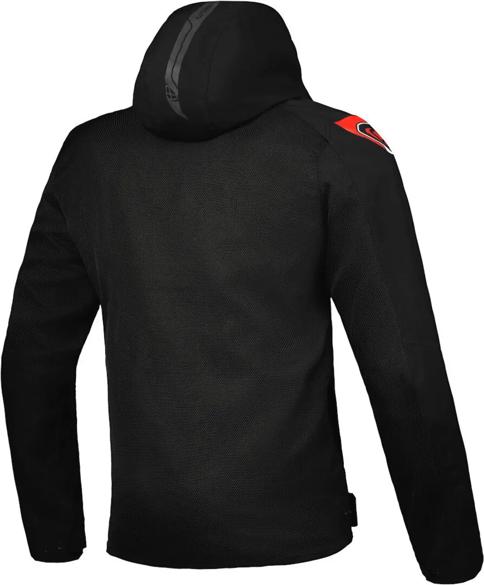 IXON Fierce Textiele Motorjas - XL - Zwart/Rood/Wit
