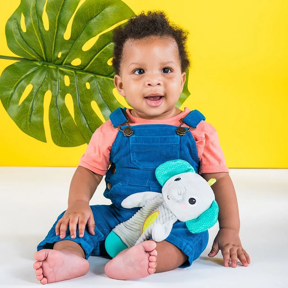 Bright Starts Baby Knuffeldoek Olifant - Multicolor